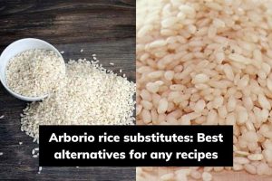 Arborio rice substitutes Best alternatives for any recipes (6)